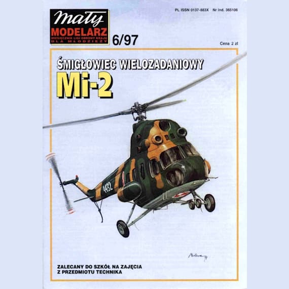 Maly Modelarz - 6/1997 - Вертолет Ми-2