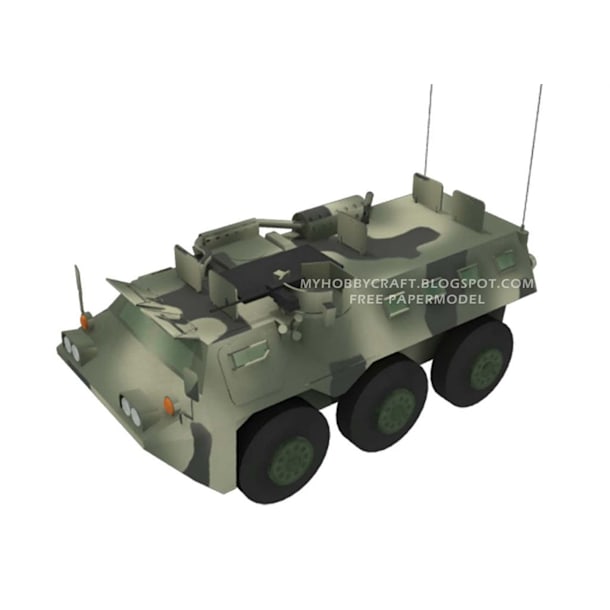 Бумажная модель Бронетранспортер APS-3 Anoa