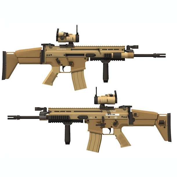 Бумажная модель Автомат FN SCAR-L