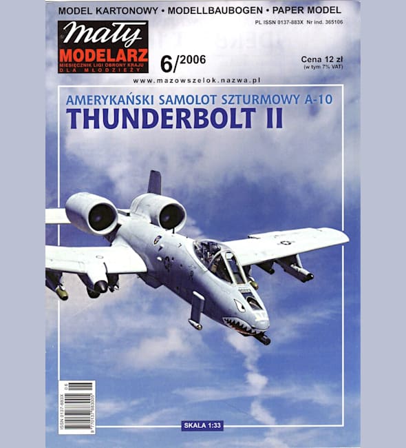 Журнал Maly Modelarz - 4-5/2006 - Штурмовик A-10 Thunderbolt II