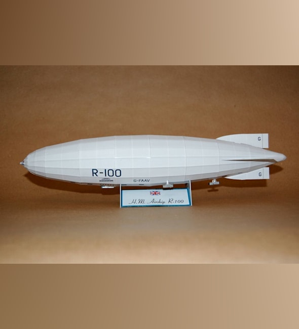 Бумажная модель Дирижабль R101