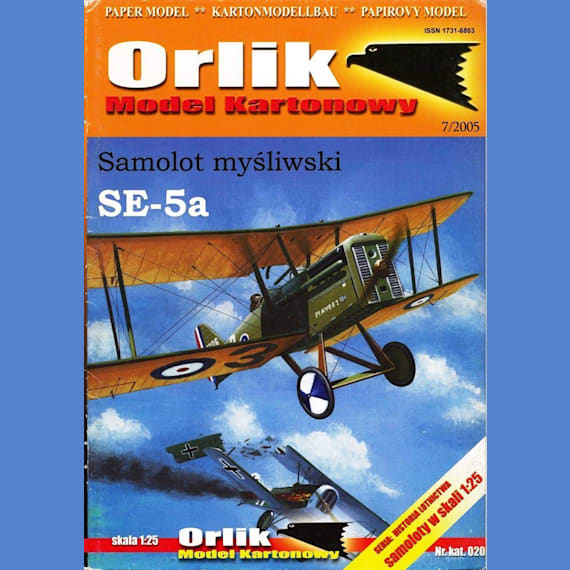 Orlik - 020 - Истребитель Royal Aircraft Factory S.E.5a