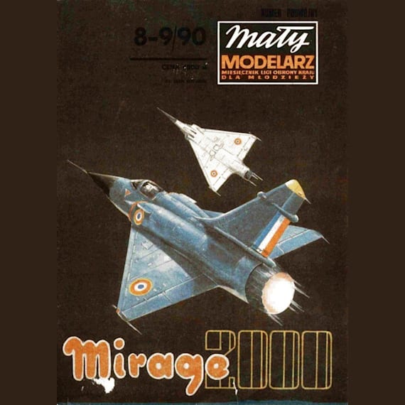 Maly Modelarz - 8-9/1990 - Истребитель Dassault Mirage 2000