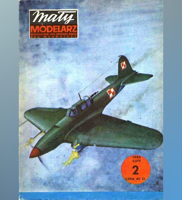 Журнал Maly Modelarz - 2/1983 - Штурмовик Ил-2