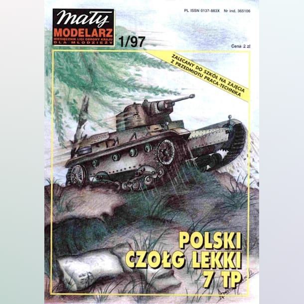 Журнал Maly Modelarz - 1/1997 - Танк 7TP