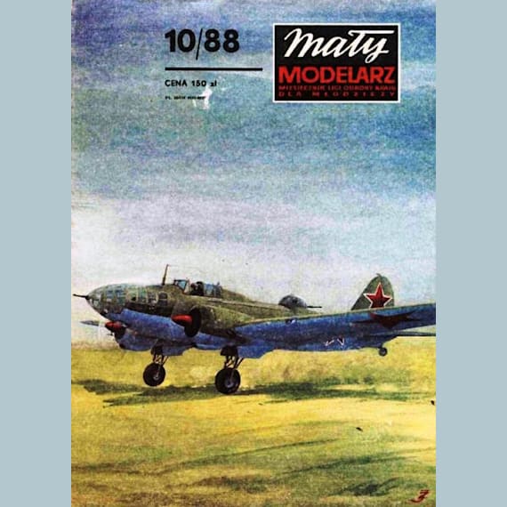 Maly Modelarz - 10/1988 - Бомбардировщик Ил-4