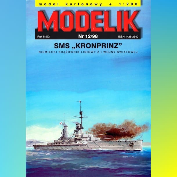 Журнал Modelik - 12/1998 - Линкор SMS Kronprinz (1914)