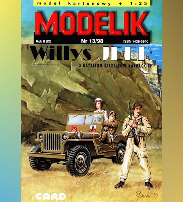 Журнал Modelik - 13/1998 - Автомобиль Willys MB