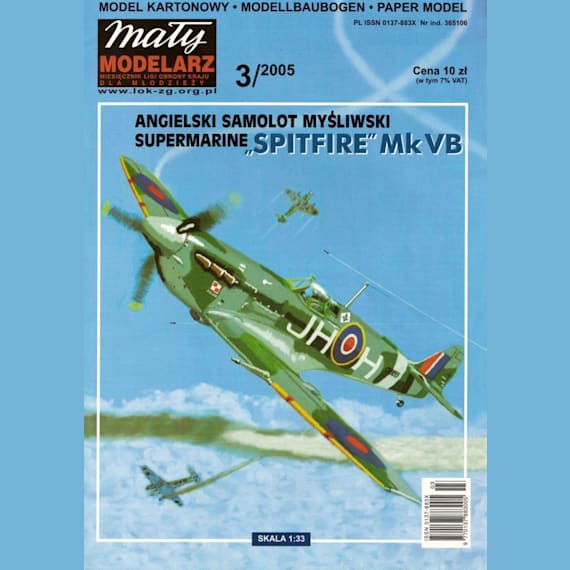 Maly Modelarz - 3/2005 - Истребитель Supermarine Spitfire Mk.VB