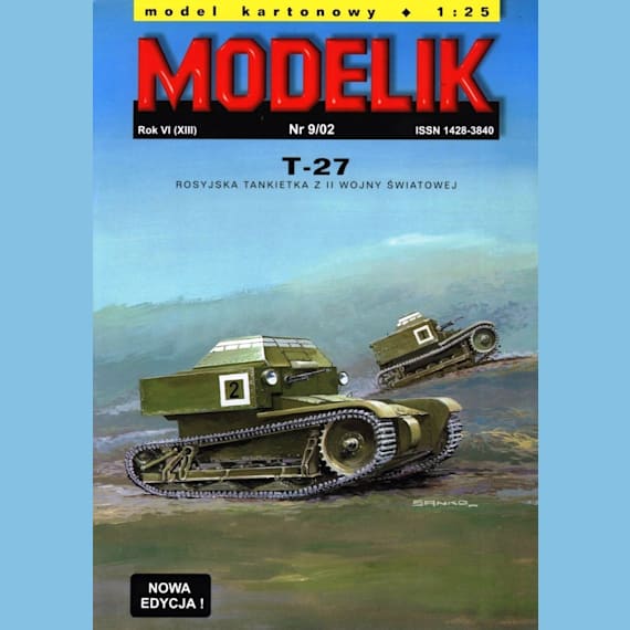 Modelik - 9/2002 - Танкетка Т-27