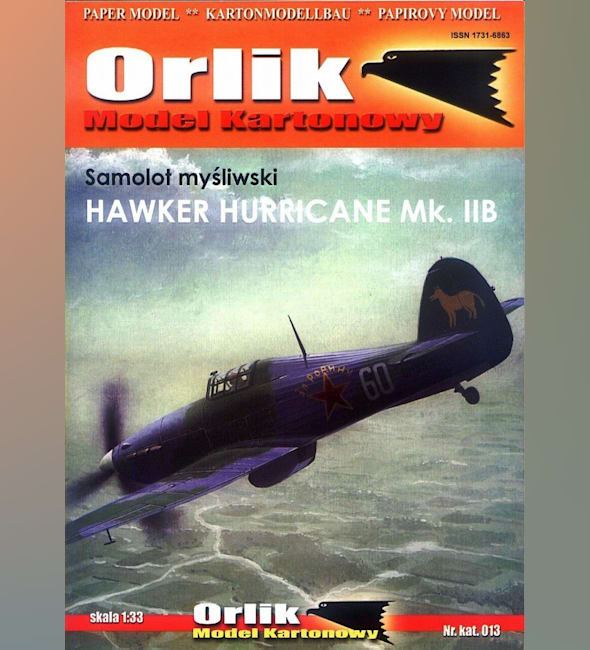 Журнал Orlik - 013 - Истребитель Hawker Hurricane Mk.IIB