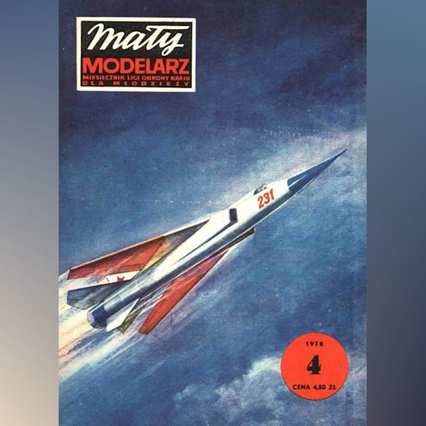 Журнал Maly Modelarz - 4/1978 - Истребитель МиГ-23 и самолет АИР-1