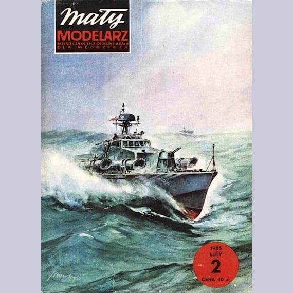 Maly Modelarz - 2/1985 - Торпедный катер проекта 206 Шторм