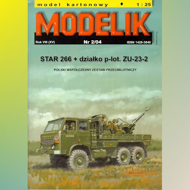 Журнал Modelik - 2/2004 - Грузовик STAR 266 с зенитной установкой ЗУ-23-2