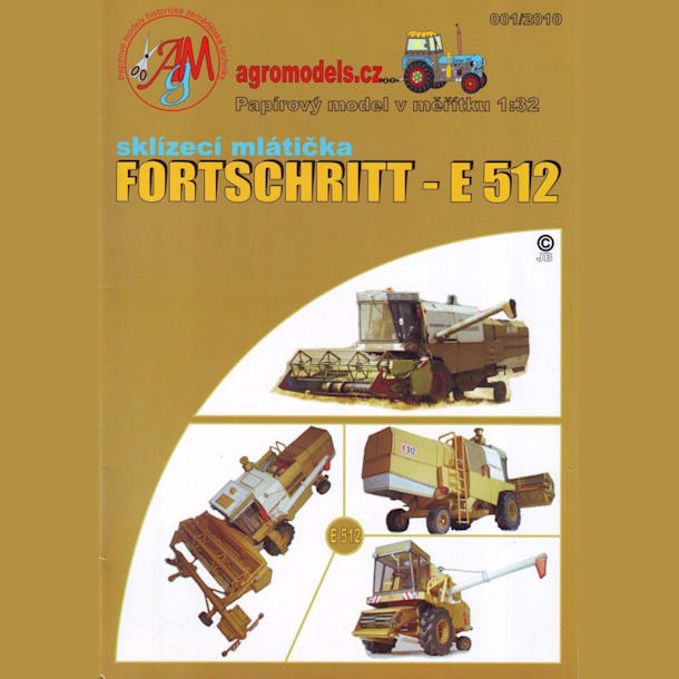 Журнал Agromodels - 01 - Зерноуборочный комбайн Fortschritt E 512