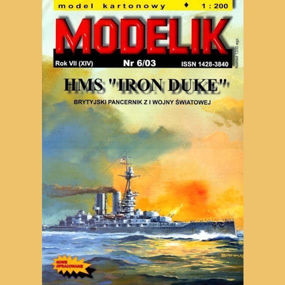 Modelik - 6/2003 - Линейный корабль HMS Iron Duke (1912)