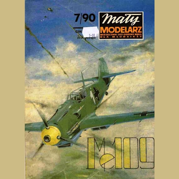 Maly Modelarz - 7/1990 - Истребитель Messerschmitt Bf.109E