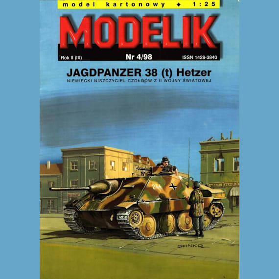 Modelik - 4/1998 - Самоходная установка Hetzer