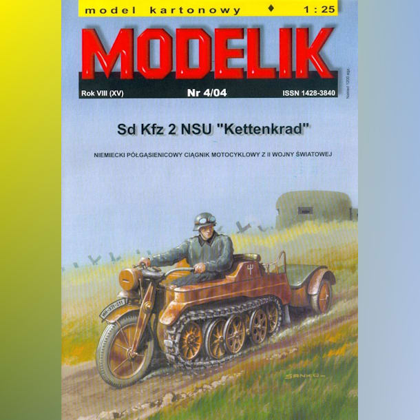 Журнал Modelik - 4/2004 - Полугусеничный мотоцикл SdKfz 2