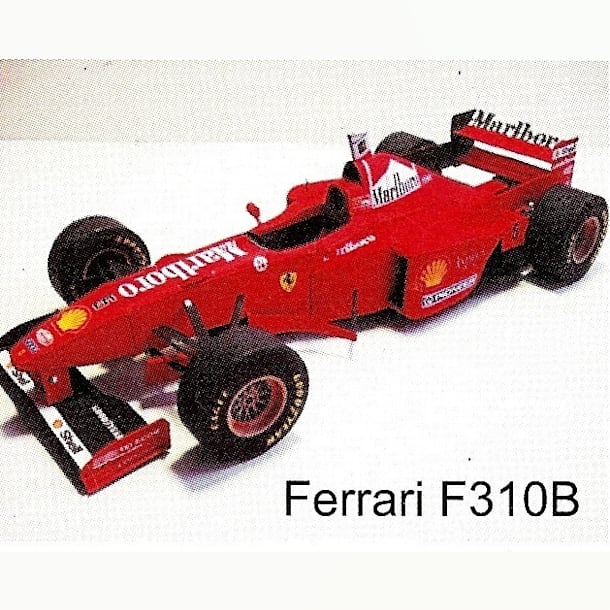 Журнал Бумажное моделирование - 98 - Гоночный автомобиль Ferrari F310B