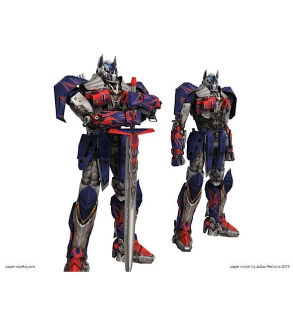 Сборная бумажная модель Optimus Prime (Transformers) [PaperLaul]