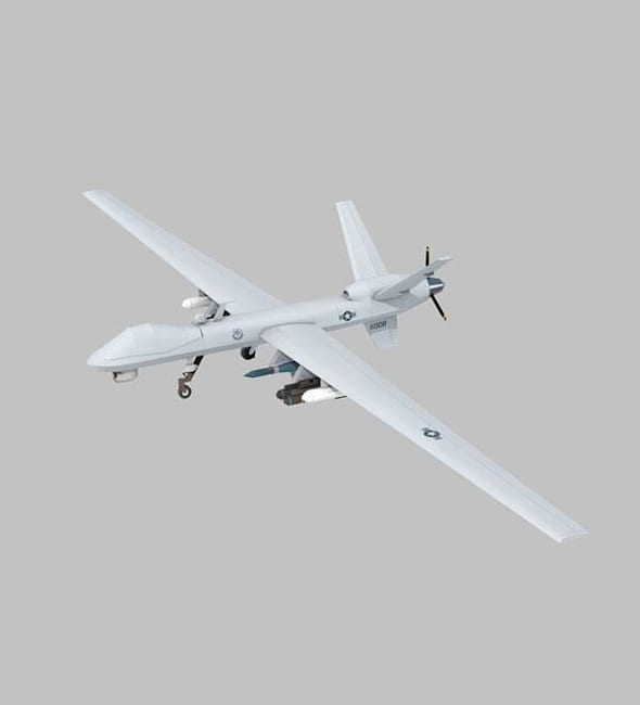 Бумажная модель Беспилотный самолет MQ-9 Reaper