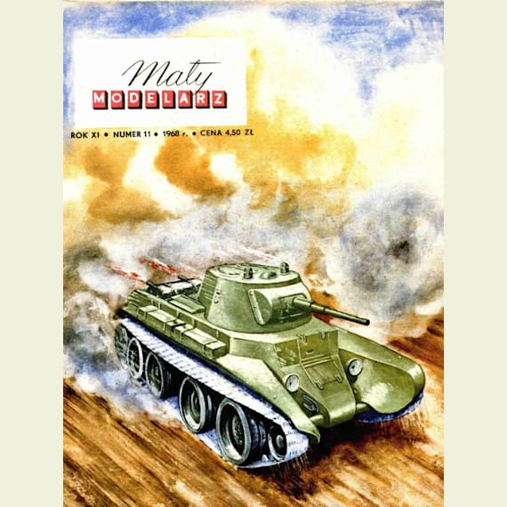 Maly Modelarz - 11/1968 - Танк БТ-7