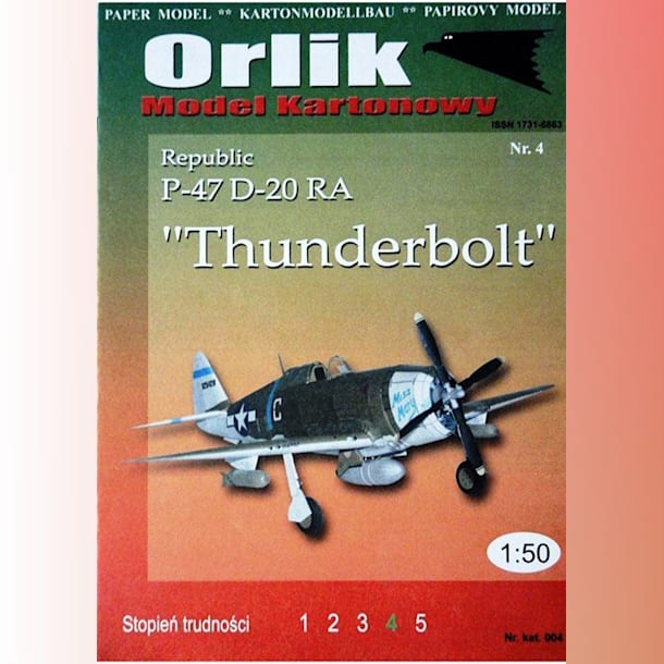 Журнал Orlik - 004 - Истребитель-бомбардировщик Republic P-47 Thunderbolt