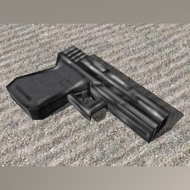 Бумажная модель Пистолет Glock (Half-Life)