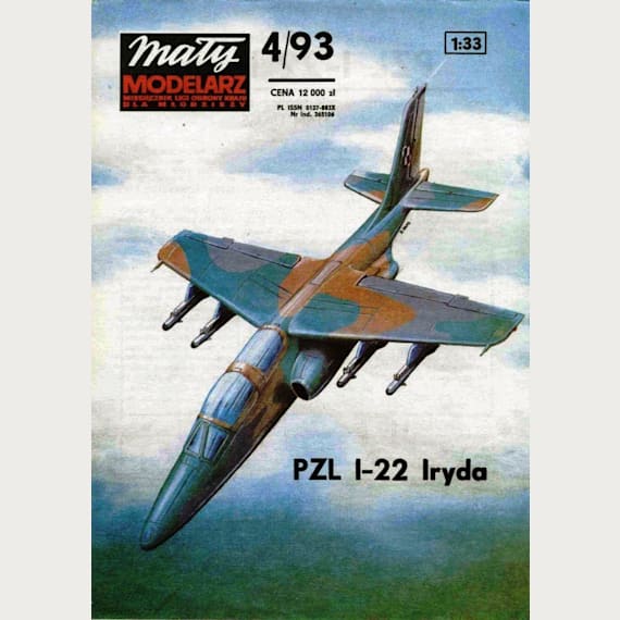 Maly Modelarz - 4/1993 - Учебно-боевой самолет PZL I-22 Iryda