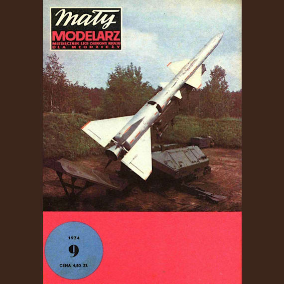 Maly Modelarz - 9/1974 - Зенитная управляемая ракета