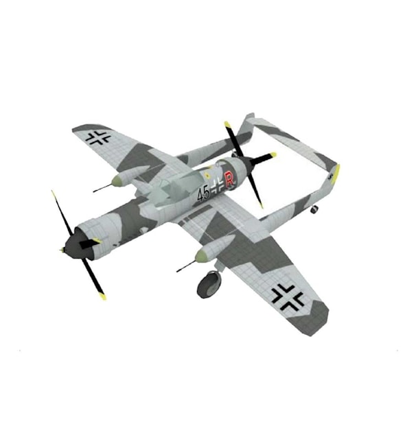 Бумажная модель Штурмовик Junkers Ju EF112