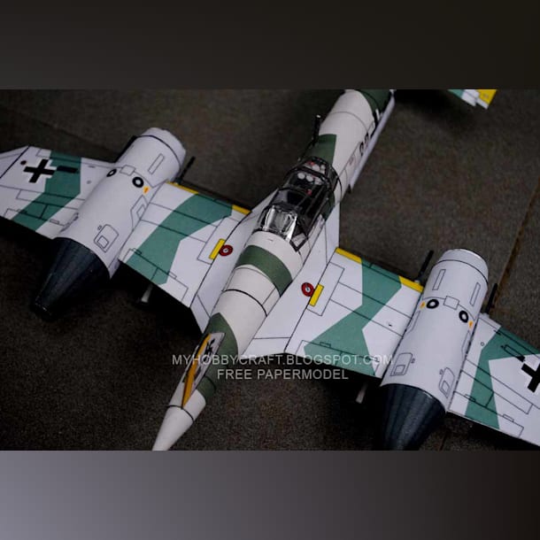 Бумажная модель Самолет Messerschmitt Me 207