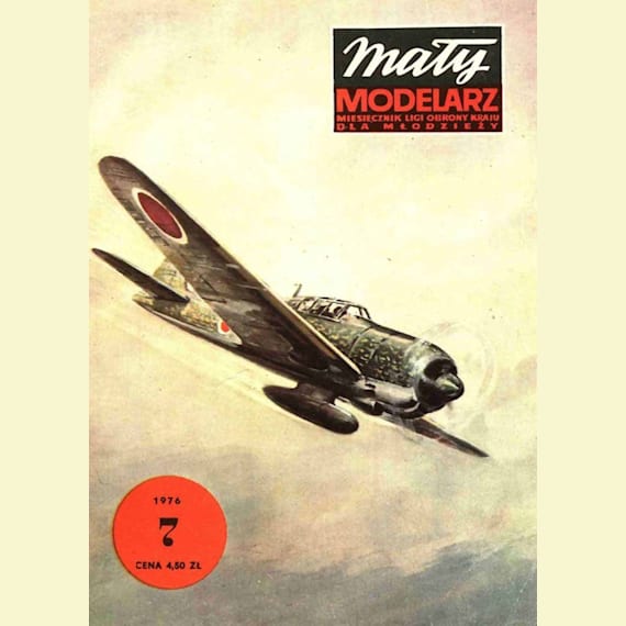 Maly Modelarz - 7/1976 - Истребитель Mitsubishi A6M Zero