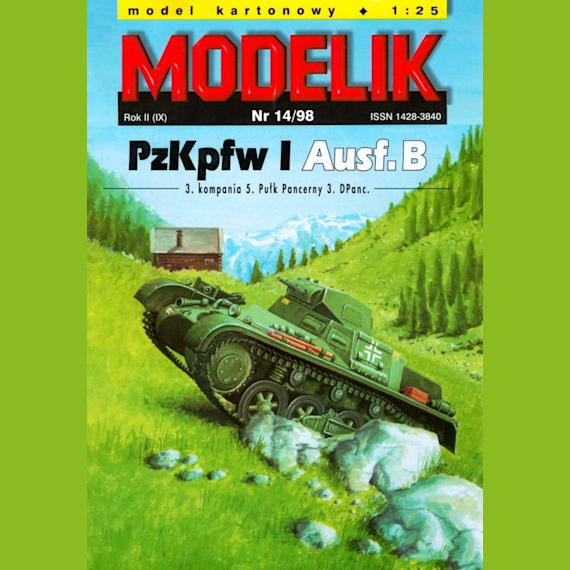 Modelik - 14/1998 - Танк PzKpfw I Ausf.B