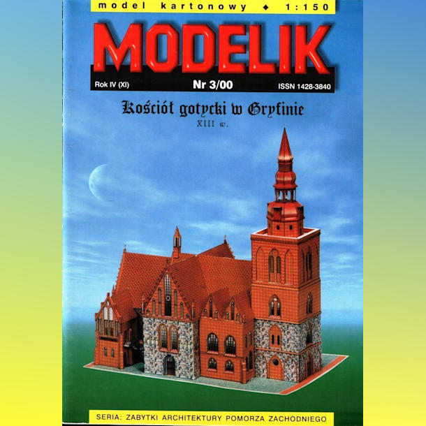 Журнал Modelik - 3/2000 - Готический костел в Грыфине