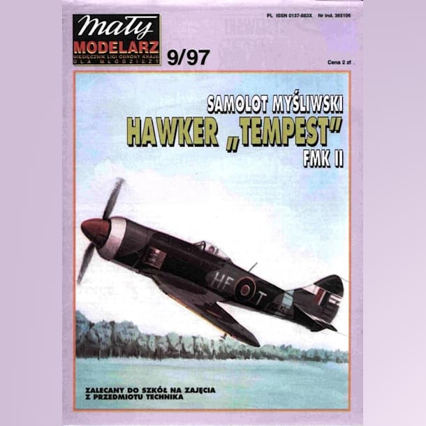 Журнал Maly Modelarz - 9/1997 - Истребитель Hawker Tempest Mk.II