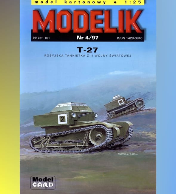 Журнал Modelik - 4/1997 - Танкетка Т-27