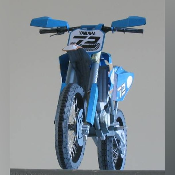 Бумажная модель Мотоцикл Yamaha YZ450FM