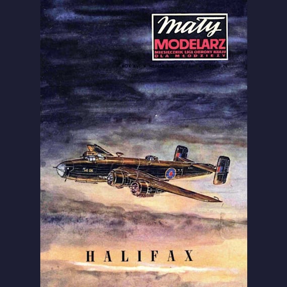 Maly Modelarz - 7-8/1973 - Бомбардировщик Handley Page Halifax Mk.III