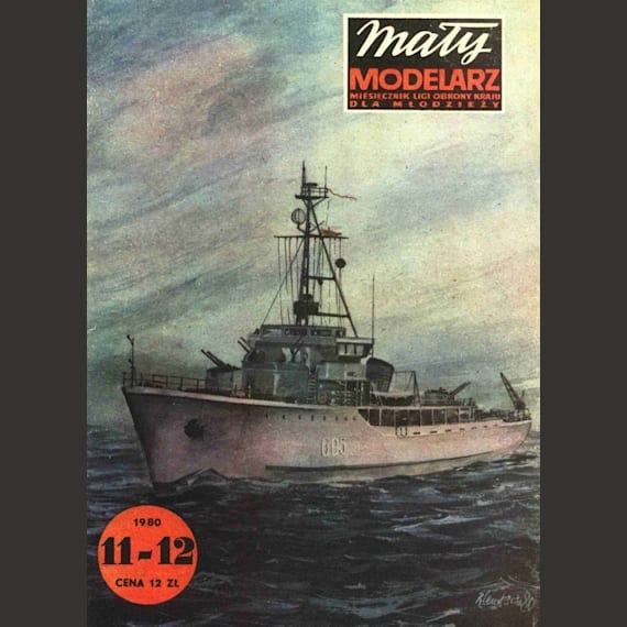 Maly Modelarz - 11-12/1980 - Базовый тральщик