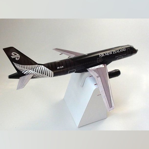 Бумажная модель Авиалайнер Airbus A320 Air New Zealand