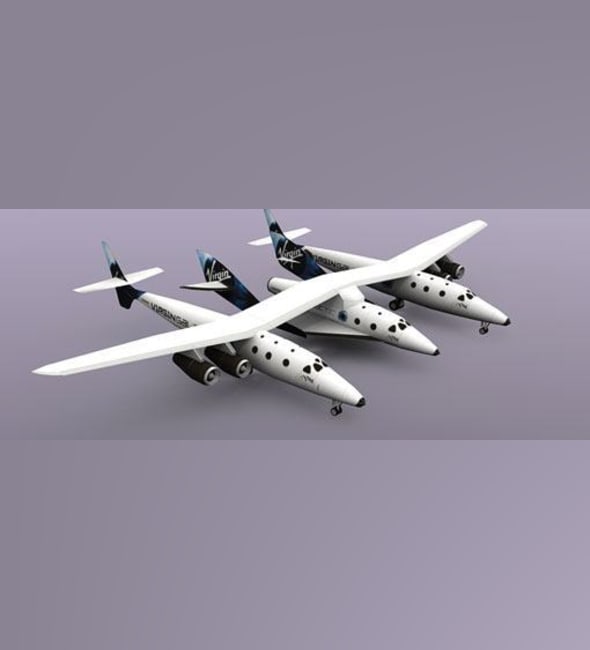 Бумажная модель Космический корабль SpaceShipTwo