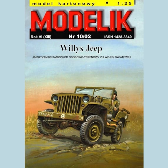 Modelik - 10/2002 - Автомобиль Willys MB