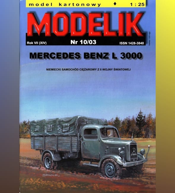 Журнал Modelik - 10/2003 - Грузовик Mercedes-Benz L 3000