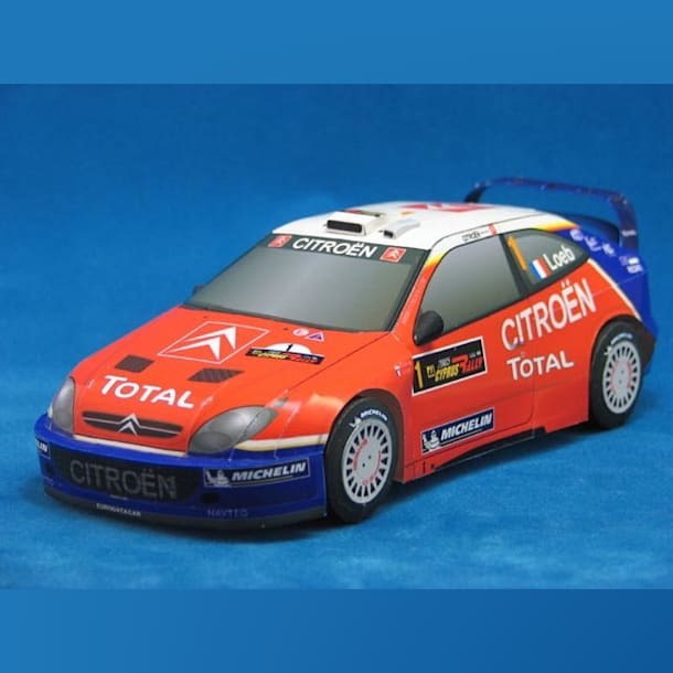 Бумажная модель Автомобиль Citroen Xsara WRC