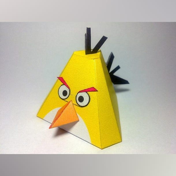 Pencil Angry Birds: Bomb - Origami show - Oригами шоу