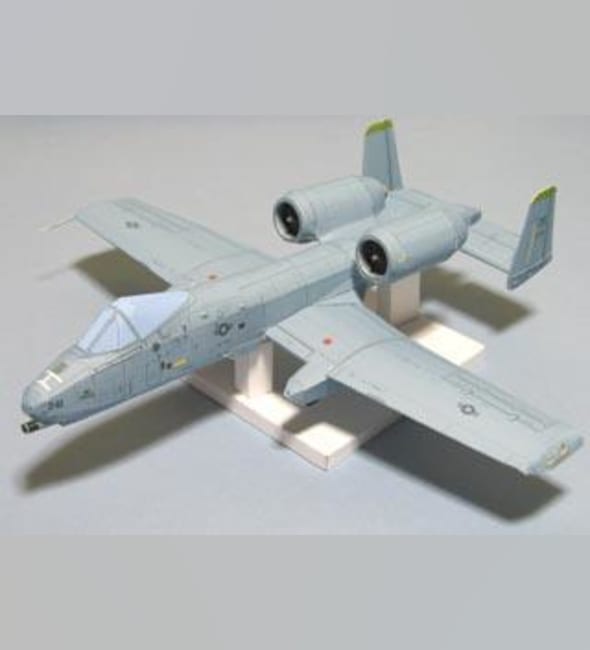 Бумажная модель Штурмовик Fairchild Republic A-10 Thunderbolt II