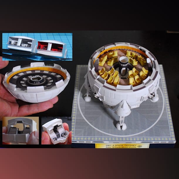 Бумажная модель Космический шатл Овен (Космическая одиссея 2001 года)
