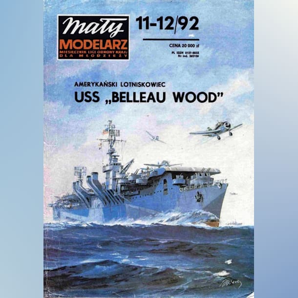 Журнал Maly Modelarz - 11-12/1992 - Авианосец USS Belleau Wood